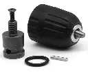 Mandrin de perceuse sans clé avec adaptateur rapide et douille.webp