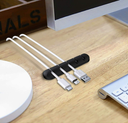 Support de câble en silicone auto-adhésifs - 5 Trous