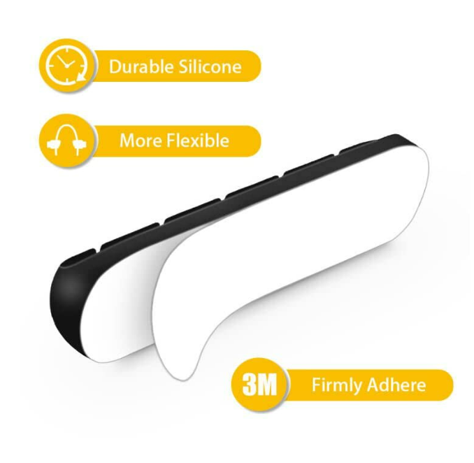Support de câble auto-adhésifs - 5 Trous