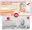 Bande protectrice de bord transparente et souple en silicone