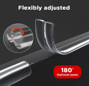 Protectrice de bord transparente et souple en silicone