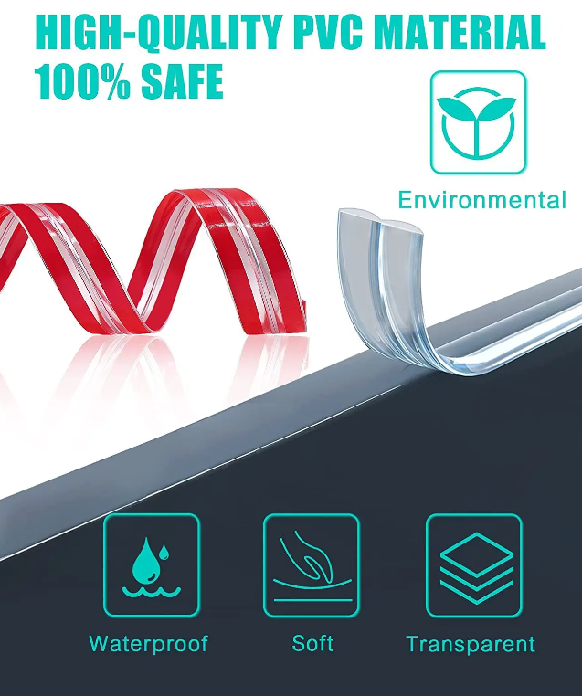 Bande protectrice de bord silicone