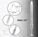Pince de ramassage - Extracteur CI - 4 griffes - Silver