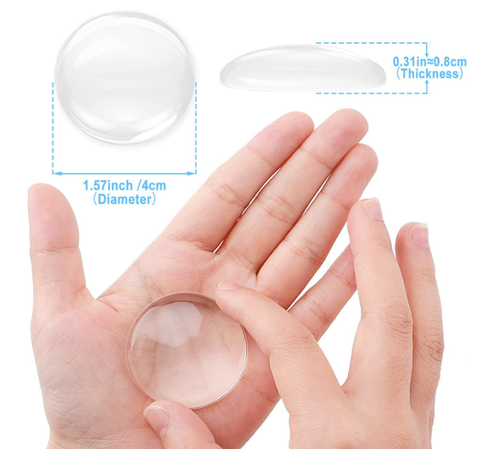 6 Protecteurs de portes Transparent en Silicone souple – 40 * 8 mm