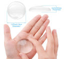 6 Protecteurs de portes Transparent en Silicone souple – 40 * 8 mm