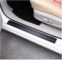 4 autocollants fibre de carbone pour porte de voiture