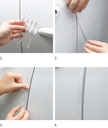4 Bandes Protection Anti-Rayures Transparente - Voiture