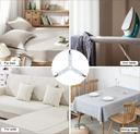 Lot de 4 attaches drap de lit Blanc