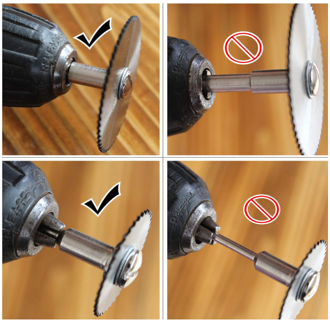 5 Mini lames de scie circulaire pour le bois, le plastique et le métal souple
