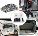 100 clips de retenue de voiture