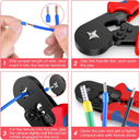 Pince à sertir - 0.25 à 10mm² utiliser