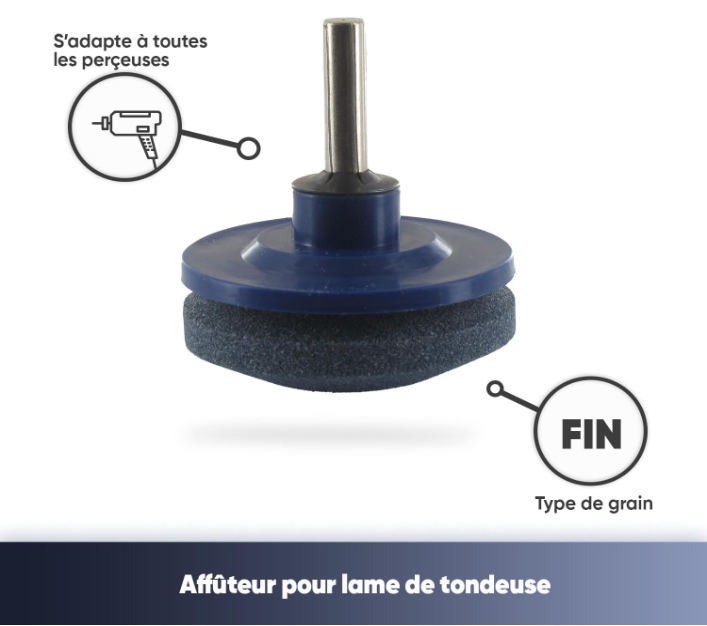 Affûteur lame de tondeuse à gazon