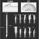 13 outils de sculpture en alliage d'aluminium 