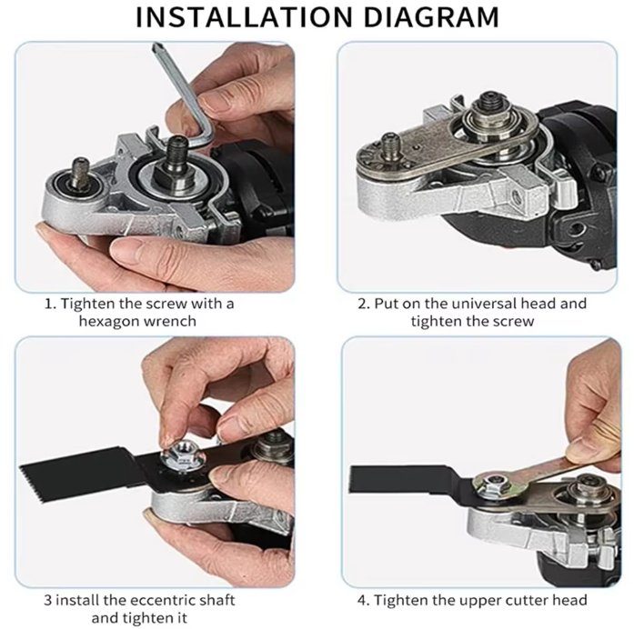 Adaptateur tête pour meuleuse d'angle