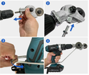 Coupeur électrique plat de perceuse