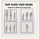 13 outils de sculpture en alliage Alu