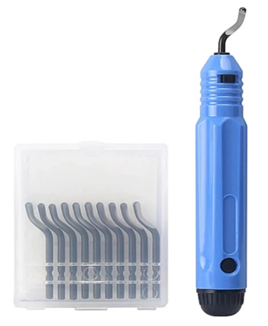 Ensemble d’outil d'ébavurage manuel en métal