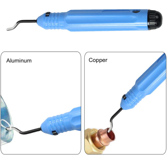 outil d'ébavurage manuel en métal