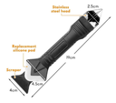Grattoir en Silicone 5 en 1 - Outil de calfeutrage multifonctionnel