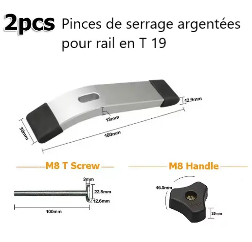 Pince Rail en T d'Aluminium.webp
