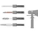 Adaptateur à tige hexagonale SDS Plus4.webp
