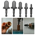Embouts de tube de cuivre - dudgeonnière - sertissage- perceuse