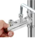 Extracteur réglable de boulons cassés pour robinet d’angle