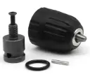 Mandrin de perceuse sans clé 0,8–10 mm avec adaptateur rapide et douille 1/2 pouce