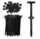 50 Attaches multifonctionnelles en nylon avec goupille et bouton