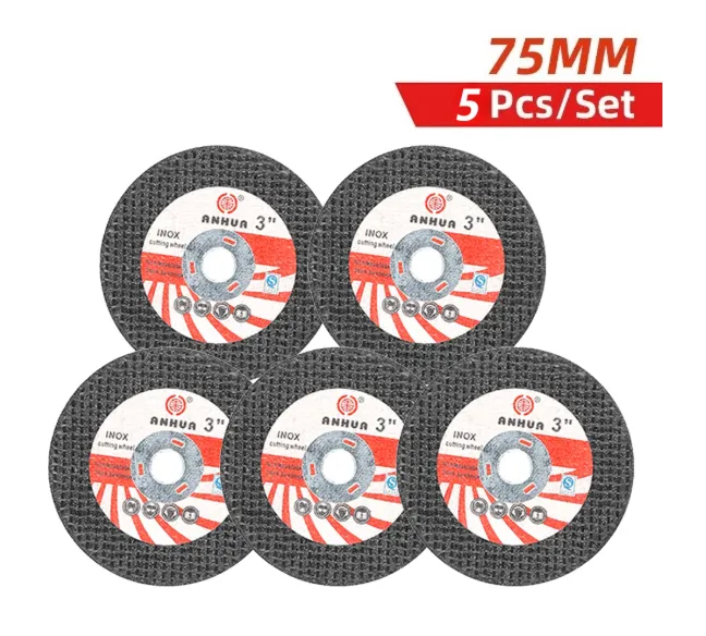 Lot de 5 disques à meuler de 75 mm