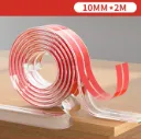 Bande protectrice de bord transparente et souple en silicone