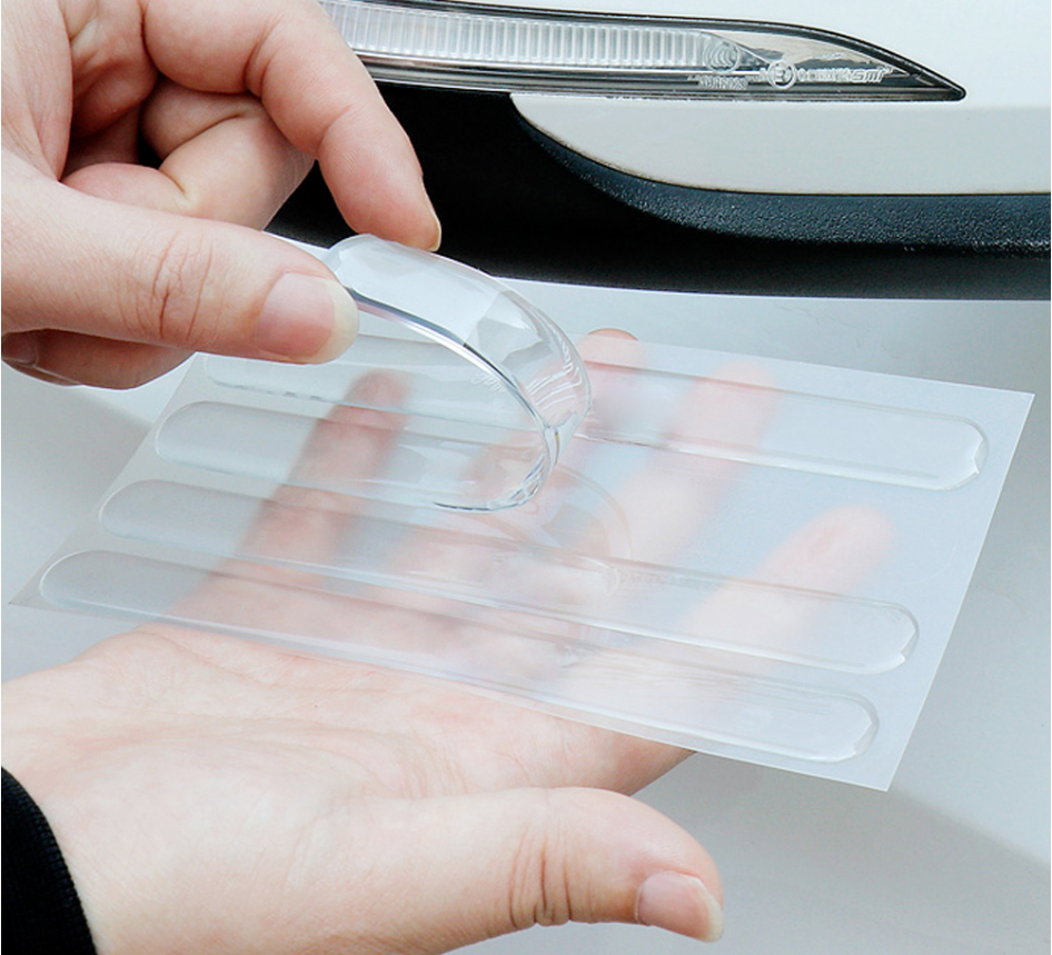 4 Bandes de Protection Anti-Rayures Transparente - Voiture