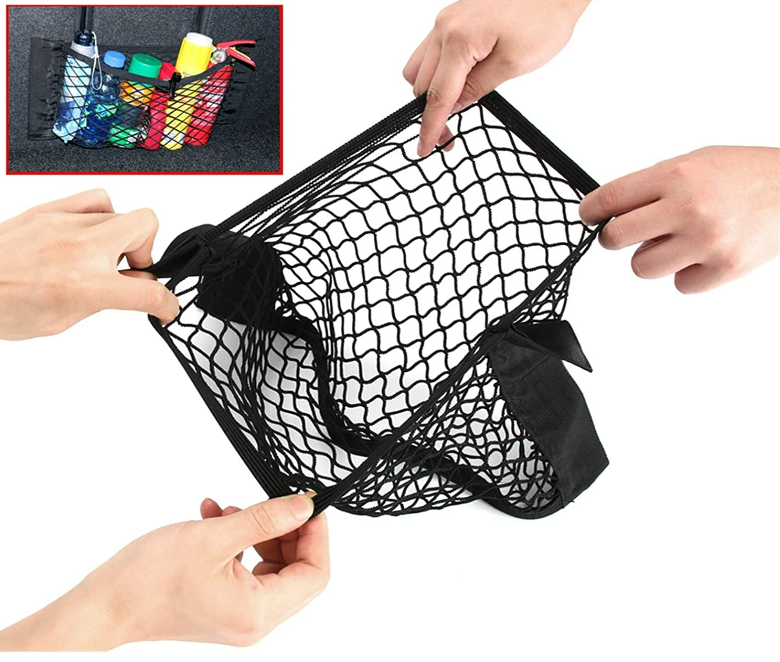 Filet élastique pour coffre arrière de voiture – 40 x 25 cm