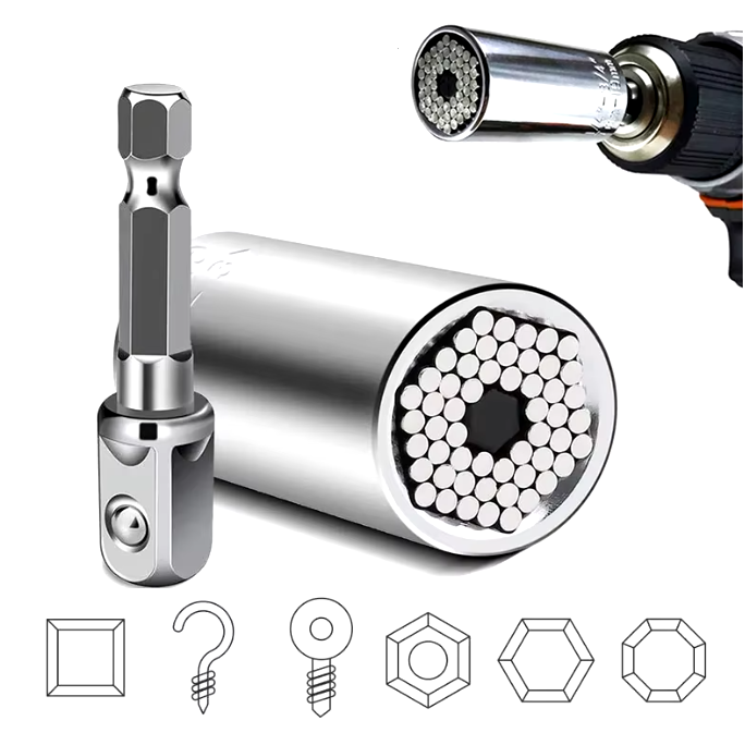 Jeu de douilles universelles 7-19mm