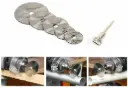 5 Mini lames de scie circulaire pour le bois, le plastique et le métal souple