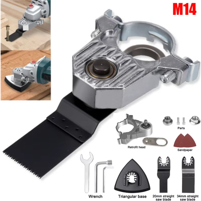 Adaptateur de tête universel pour meuleuse d'angle