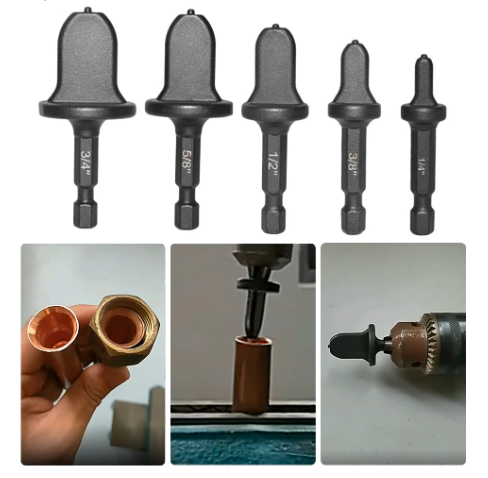 [5didjen] Embouts de tube de cuivre - dudgeonnière - sertissage- perceuse