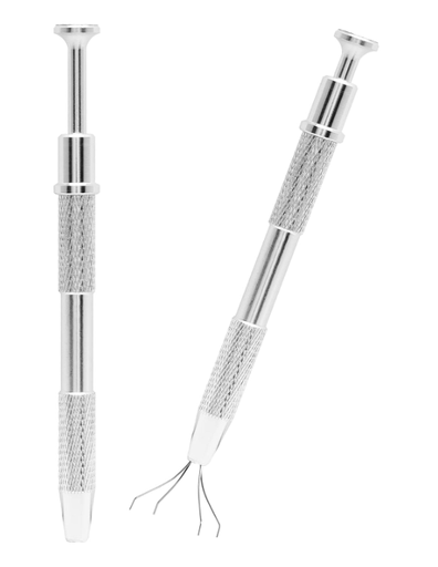 [StyloExtrac] Pince de ramassage - Extracteur CI - 4 griffes - Silver
