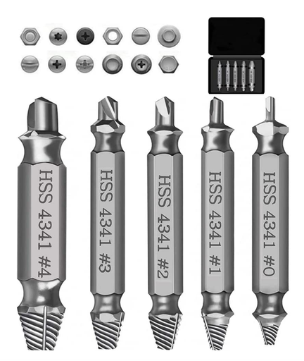 [ExtracteurVis] Extracteur de vis endommagées – 5 Pièces
